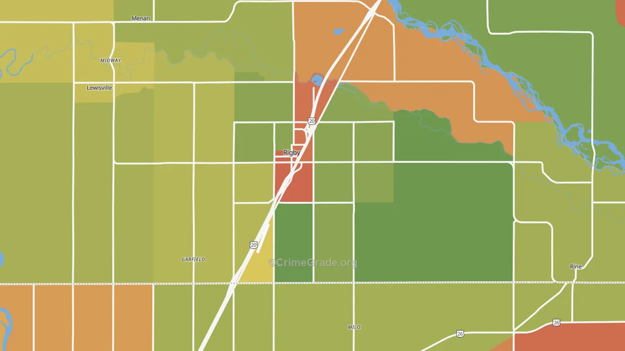 83442, ID Map of Drug-Related Crime Rates