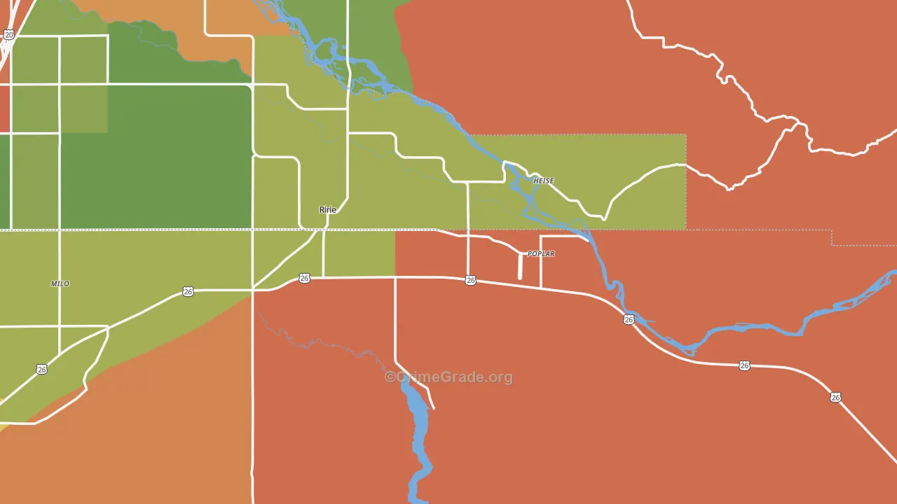 83443, ID Map of Drug-Related Crime Rates