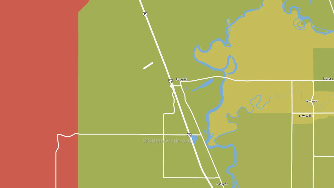 83444, ID Map of Drug-Related Crime Rates