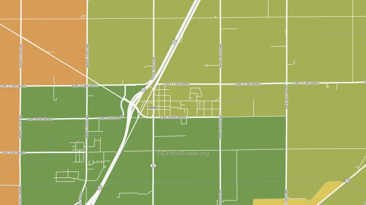 83454, ID Map of Drug-Related Crime Rates
