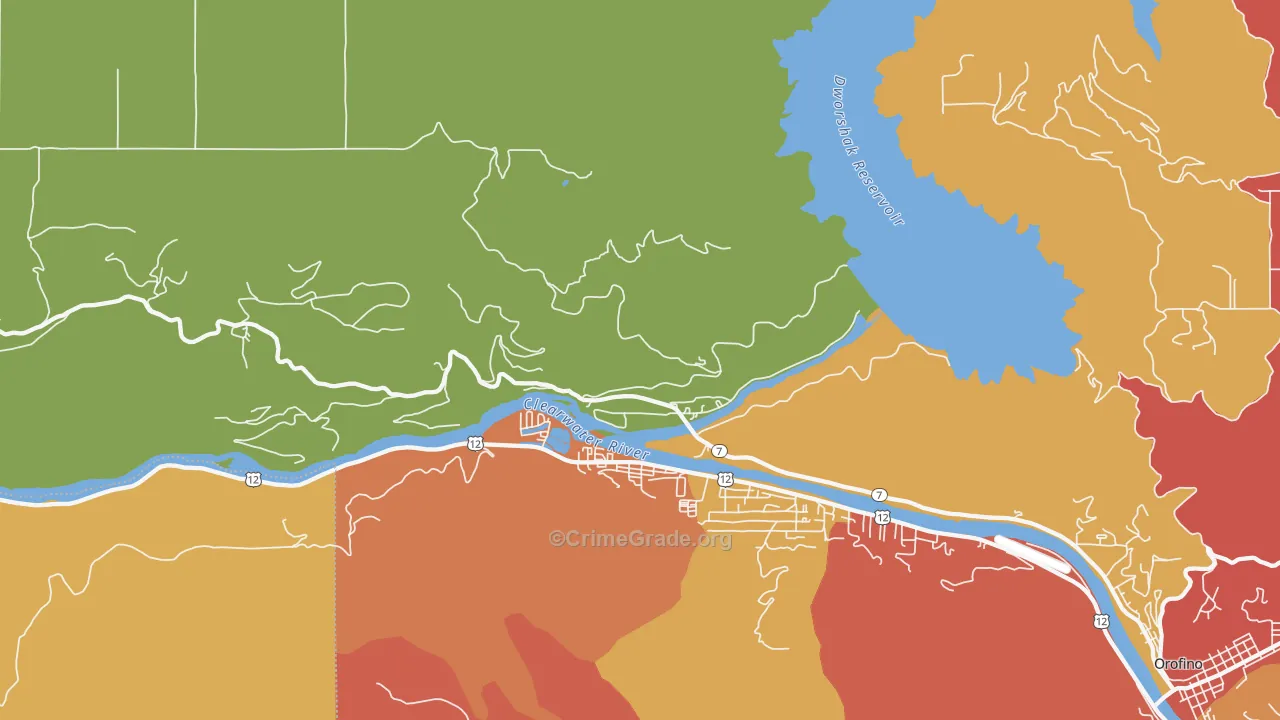 83520, ID Map of Drug-Related Crime Rates