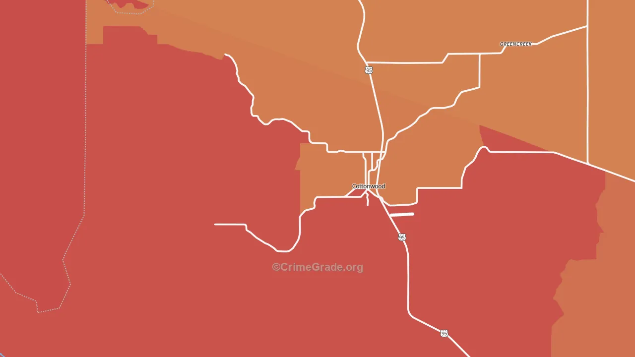 83522, ID Map of Drug-Related Crime Rates