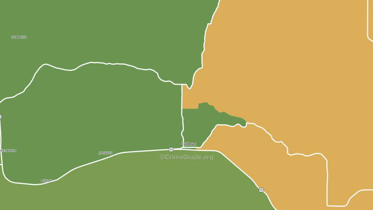 83524, ID Map of Drug-Related Crime Rates