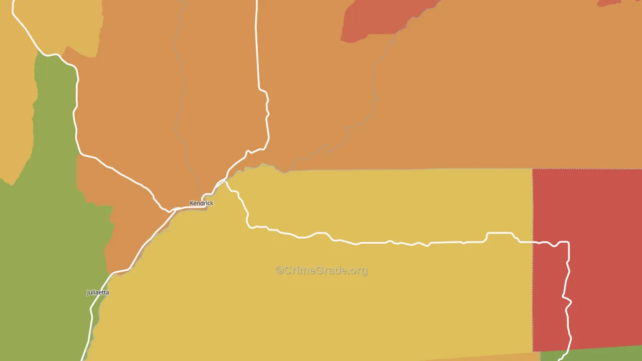 83537, ID Map of Drug-Related Crime Rates