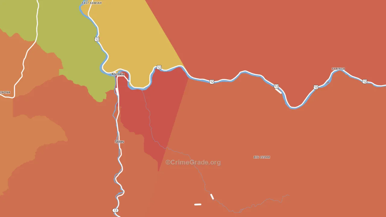83539, ID Map of Drug-Related Crime Rates