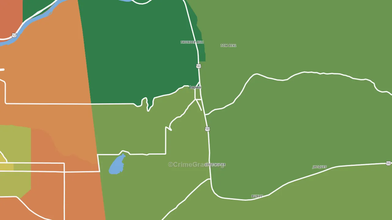 83540, ID Map of Drug-Related Crime Rates