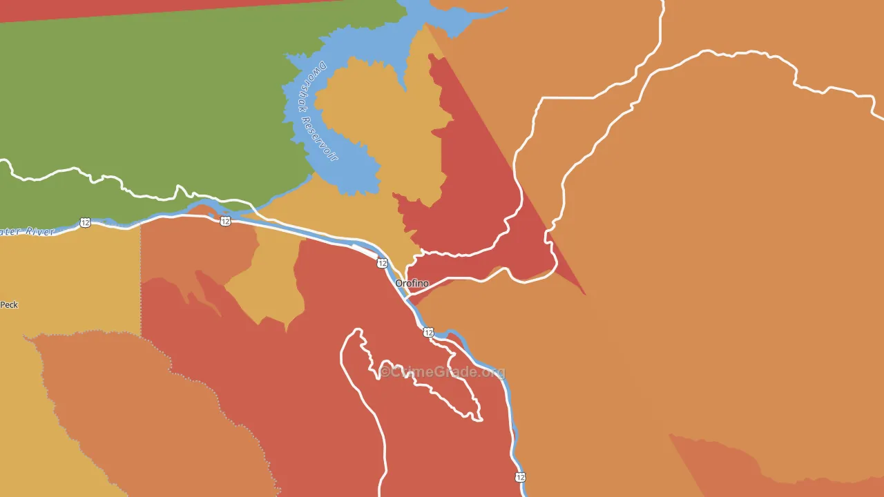 83544, ID Map of Drug-Related Crime Rates