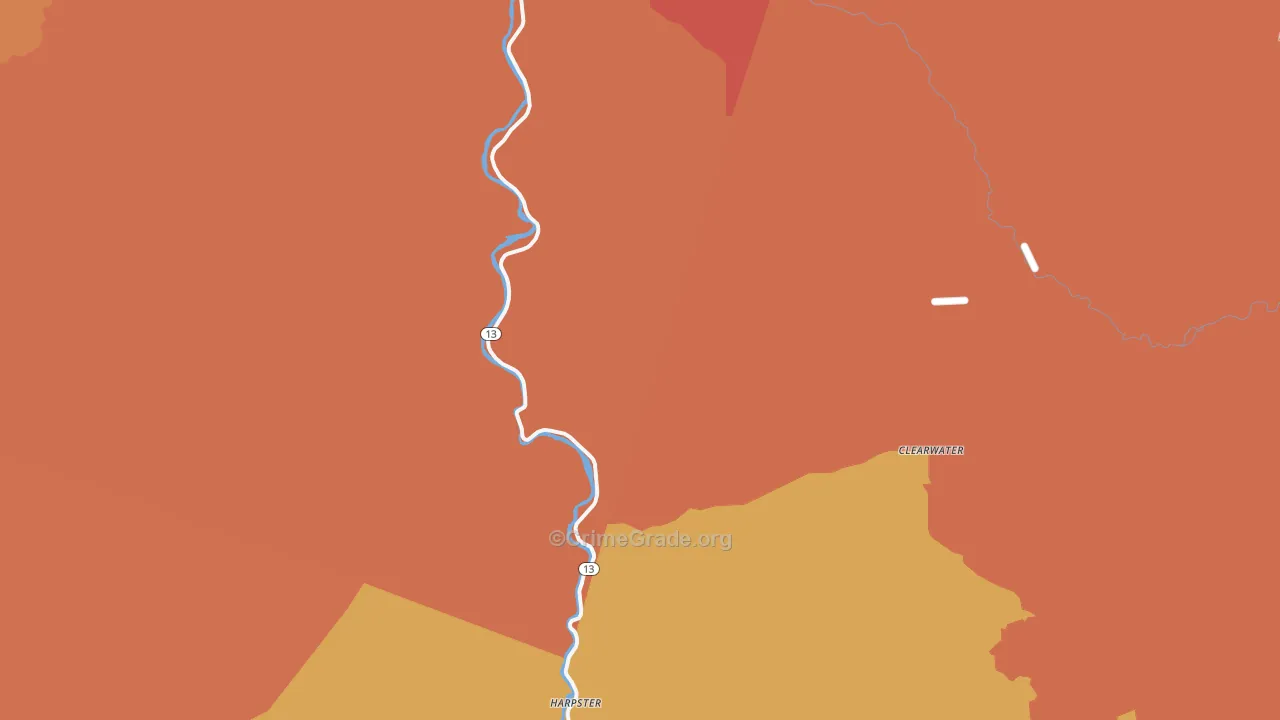 83552, ID Map of Drug-Related Crime Rates