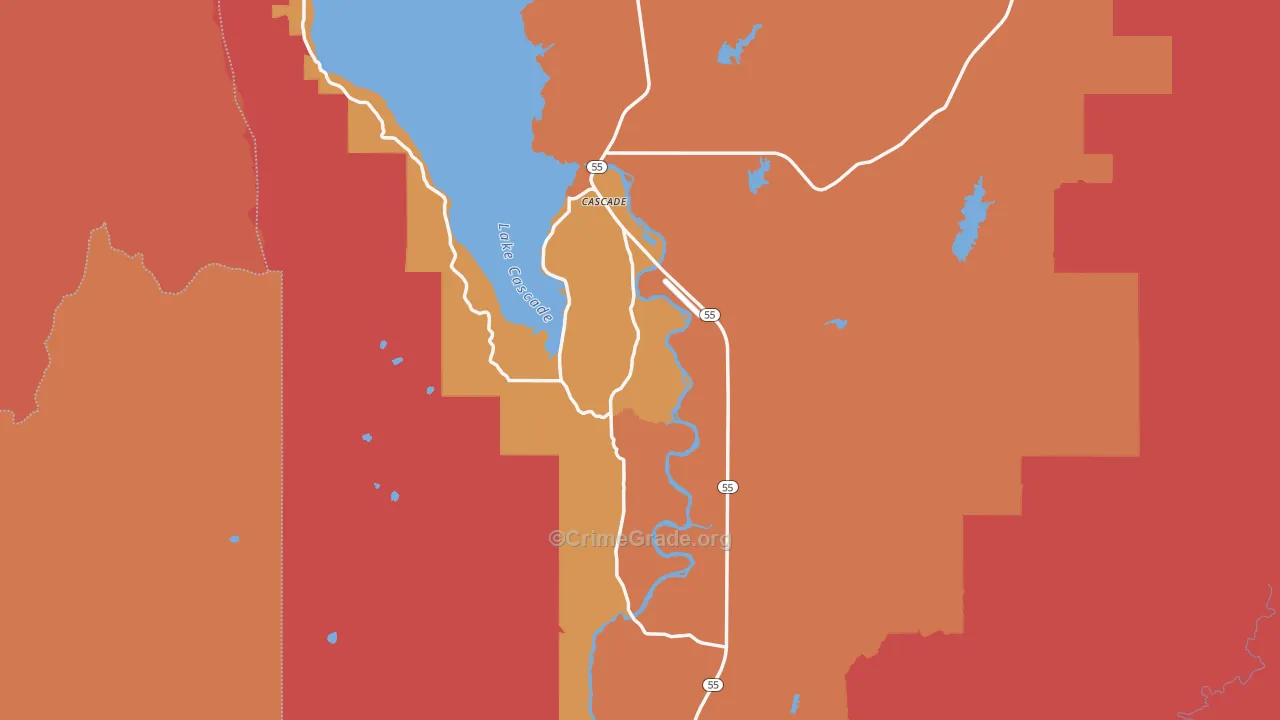 83611, ID Map of Drug-Related Crime Rates