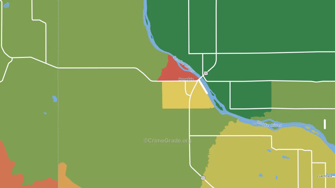 83628, ID Map of Drug-Related Crime Rates
