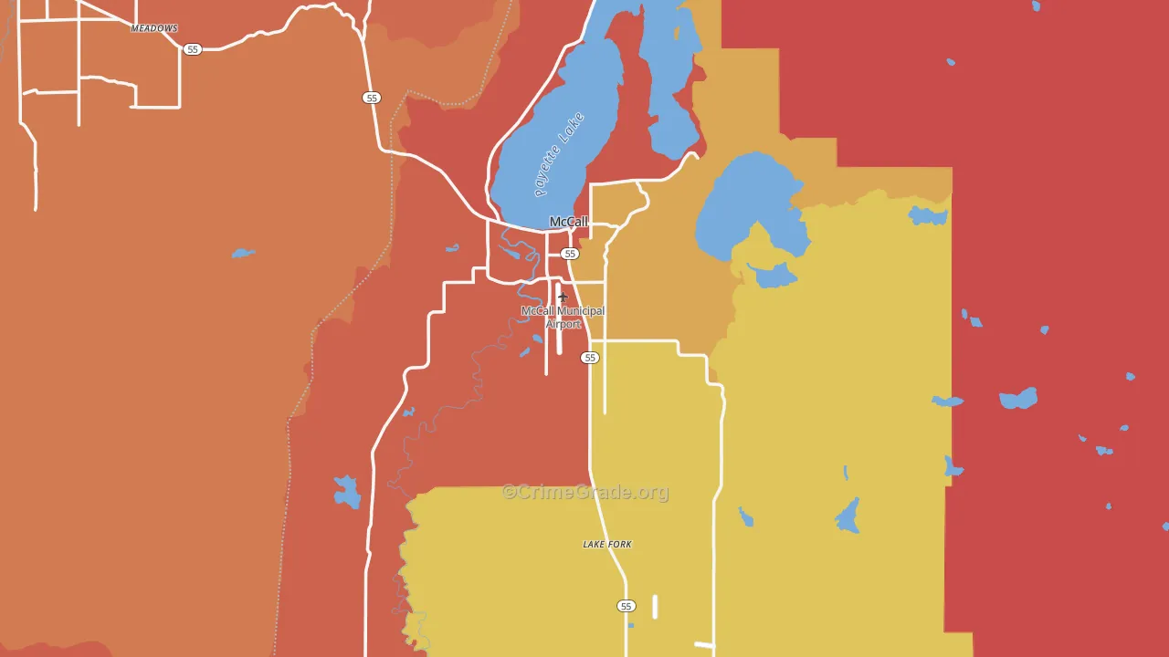 83638, ID Map of Drug-Related Crime Rates