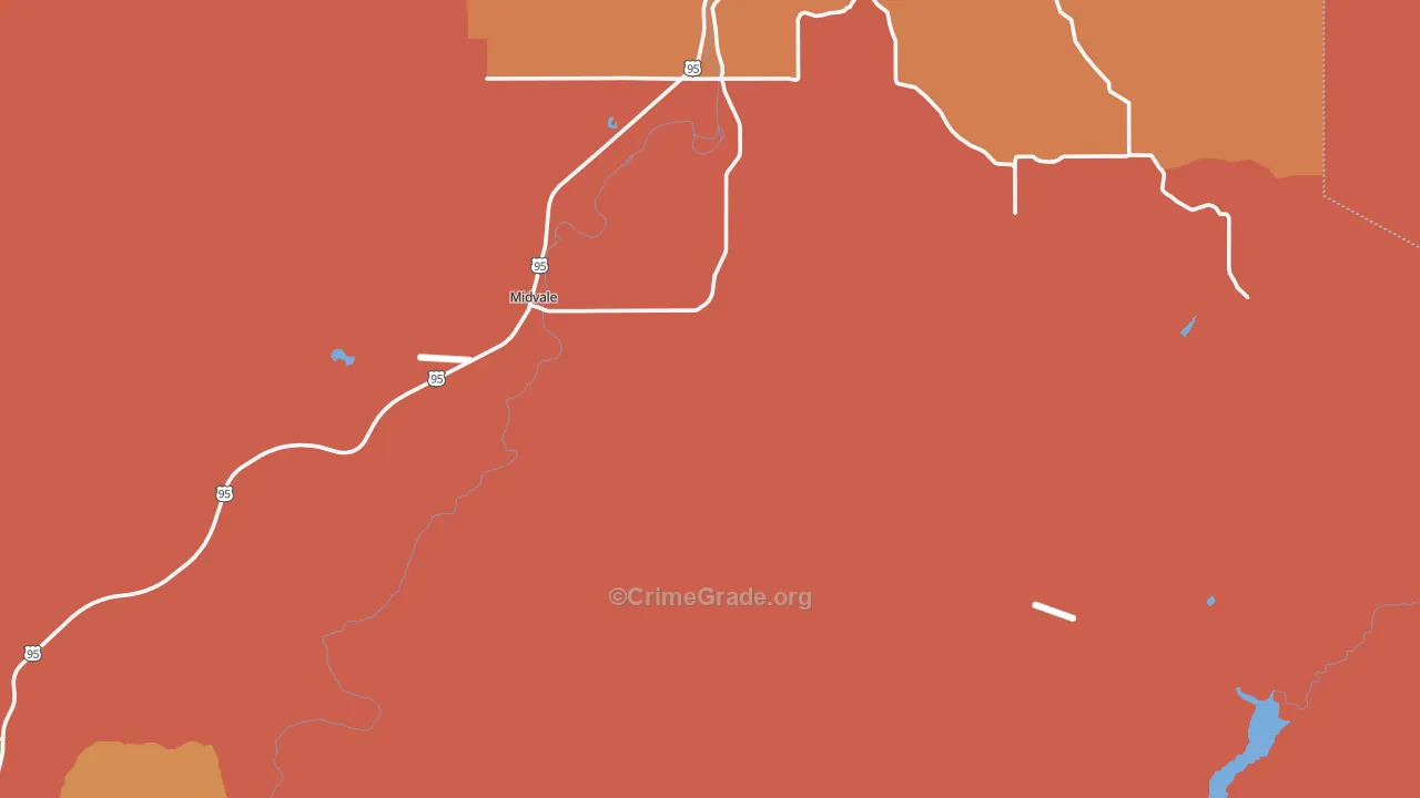 83645, ID Map of Drug-Related Crime Rates