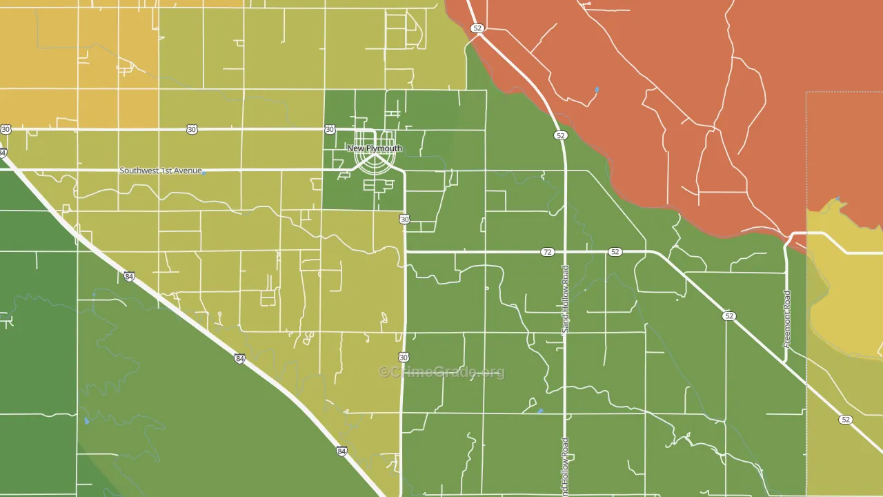 83655, ID Map of Drug-Related Crime Rates