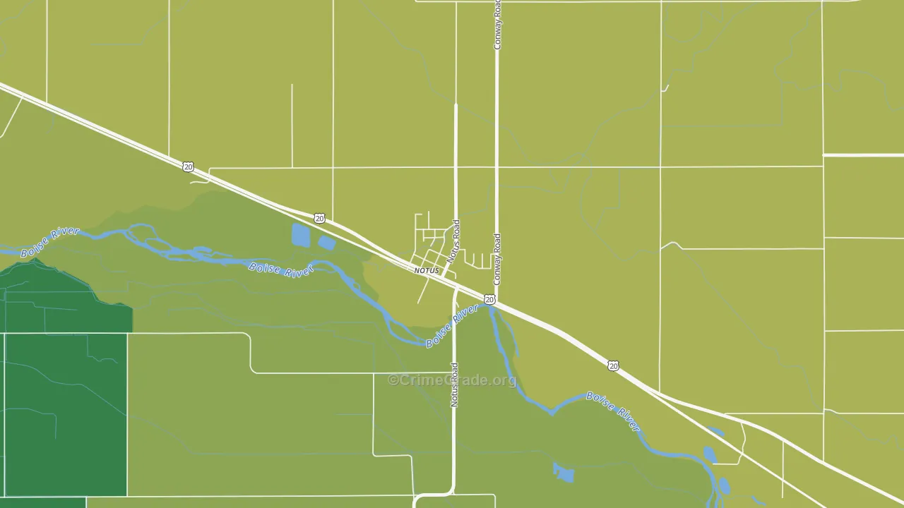 83656, ID Map of Drug-Related Crime Rates