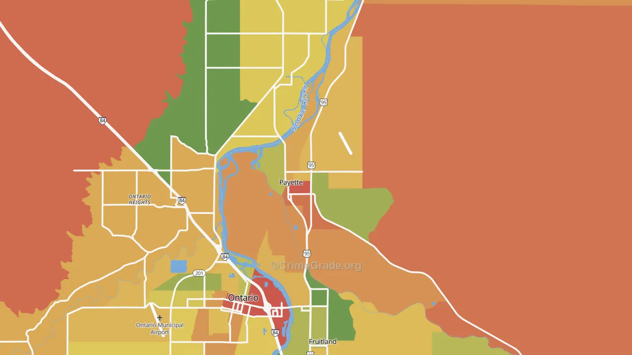 83661, ID Map of Drug-Related Crime Rates