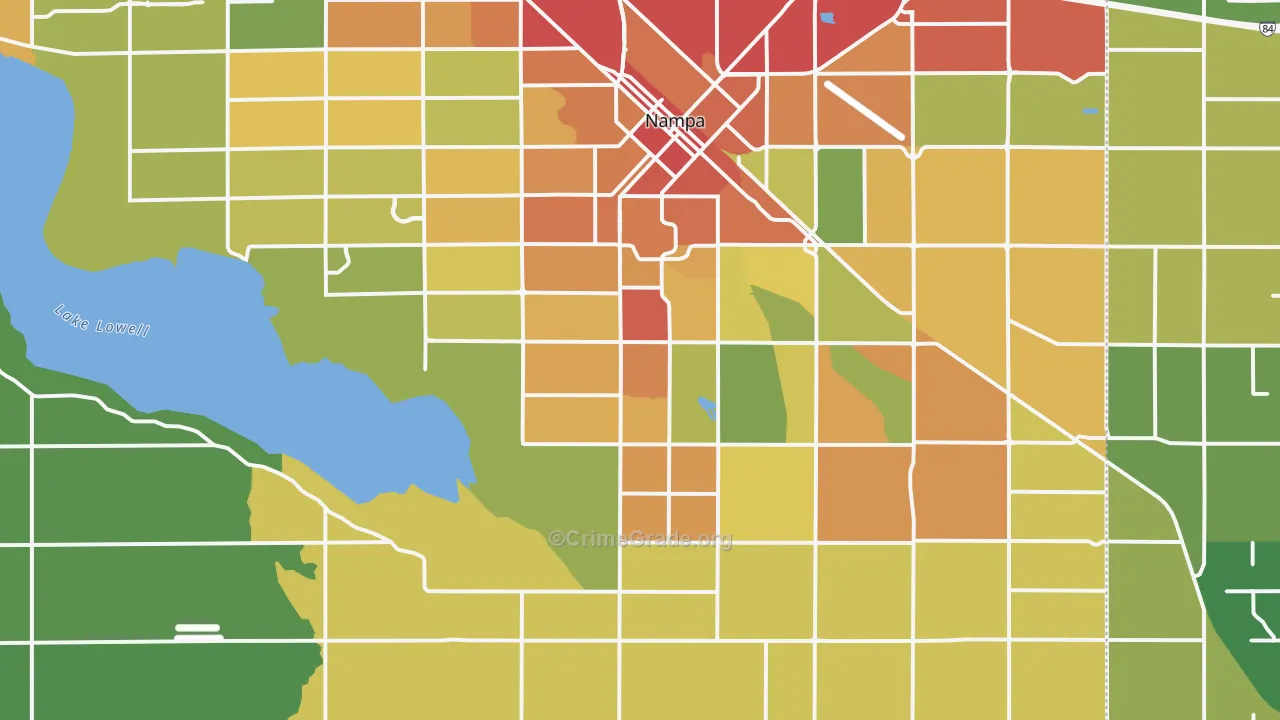 83686, ID Map of Drug-Related Crime Rates