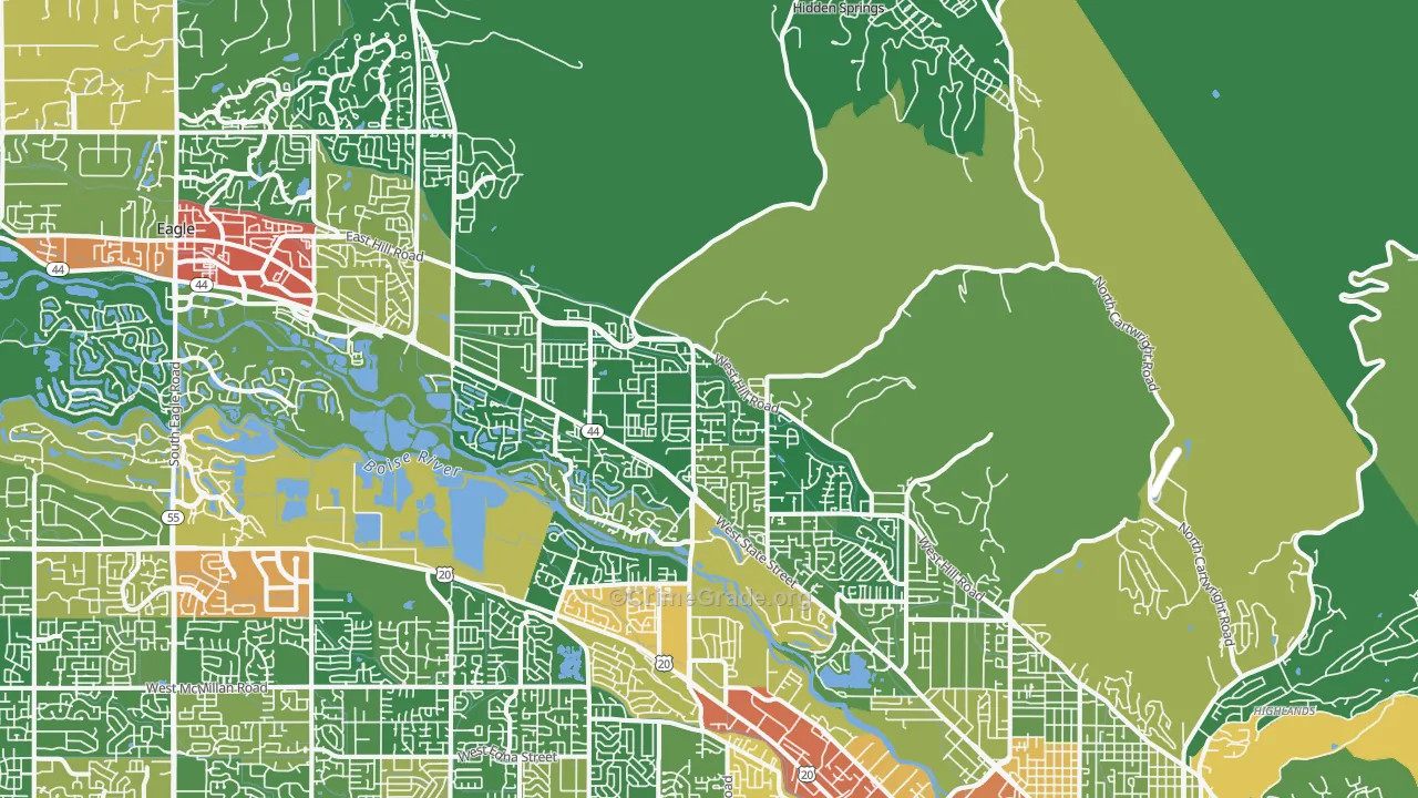83714, ID Map of Drug-Related Crime Rates