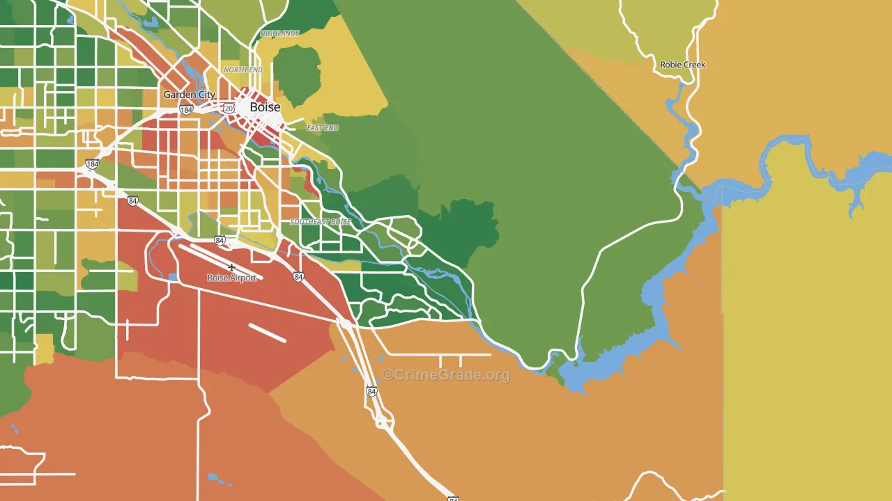 83716, ID Map of Drug-Related Crime Rates