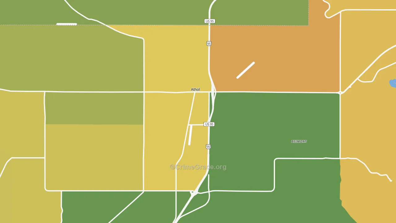 83801, ID Map of Drug-Related Crime Rates
