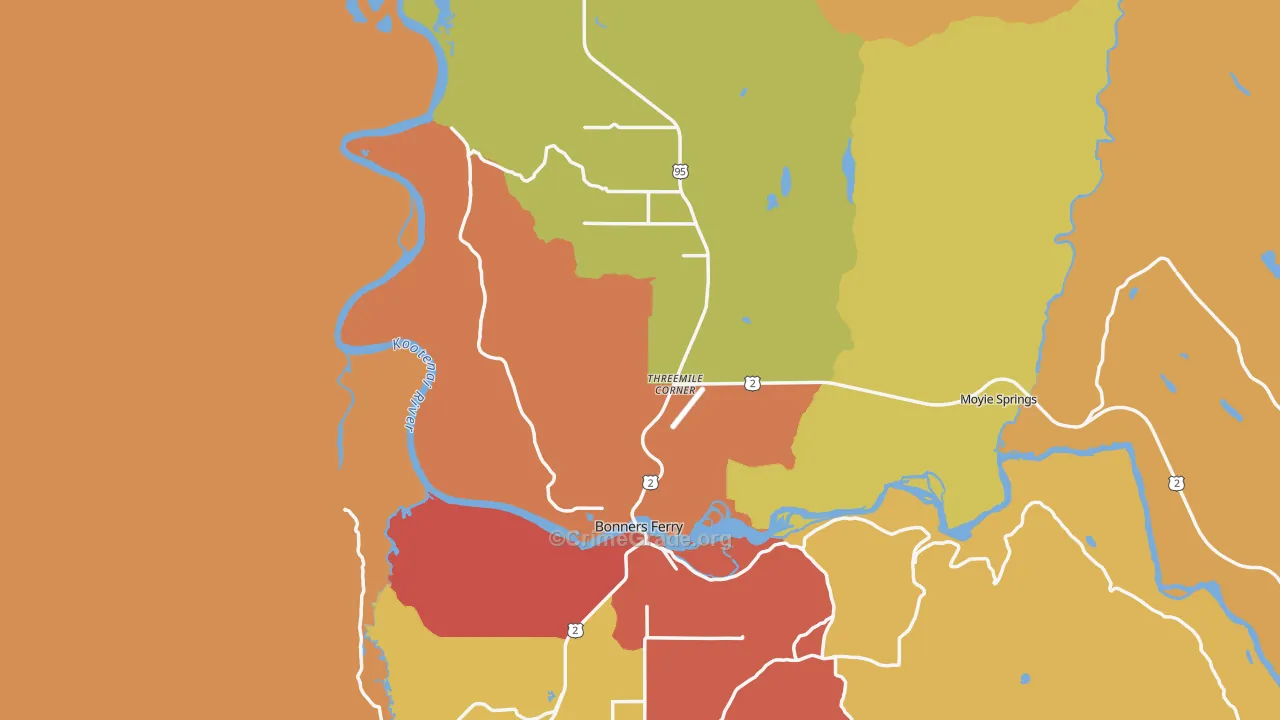 83805, ID Map of Drug-Related Crime Rates