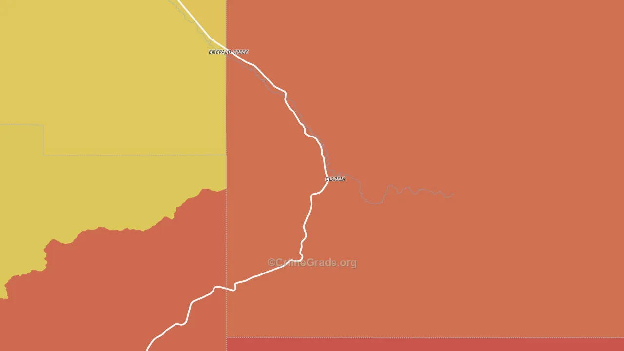 83812, ID Map of Drug-Related Crime Rates