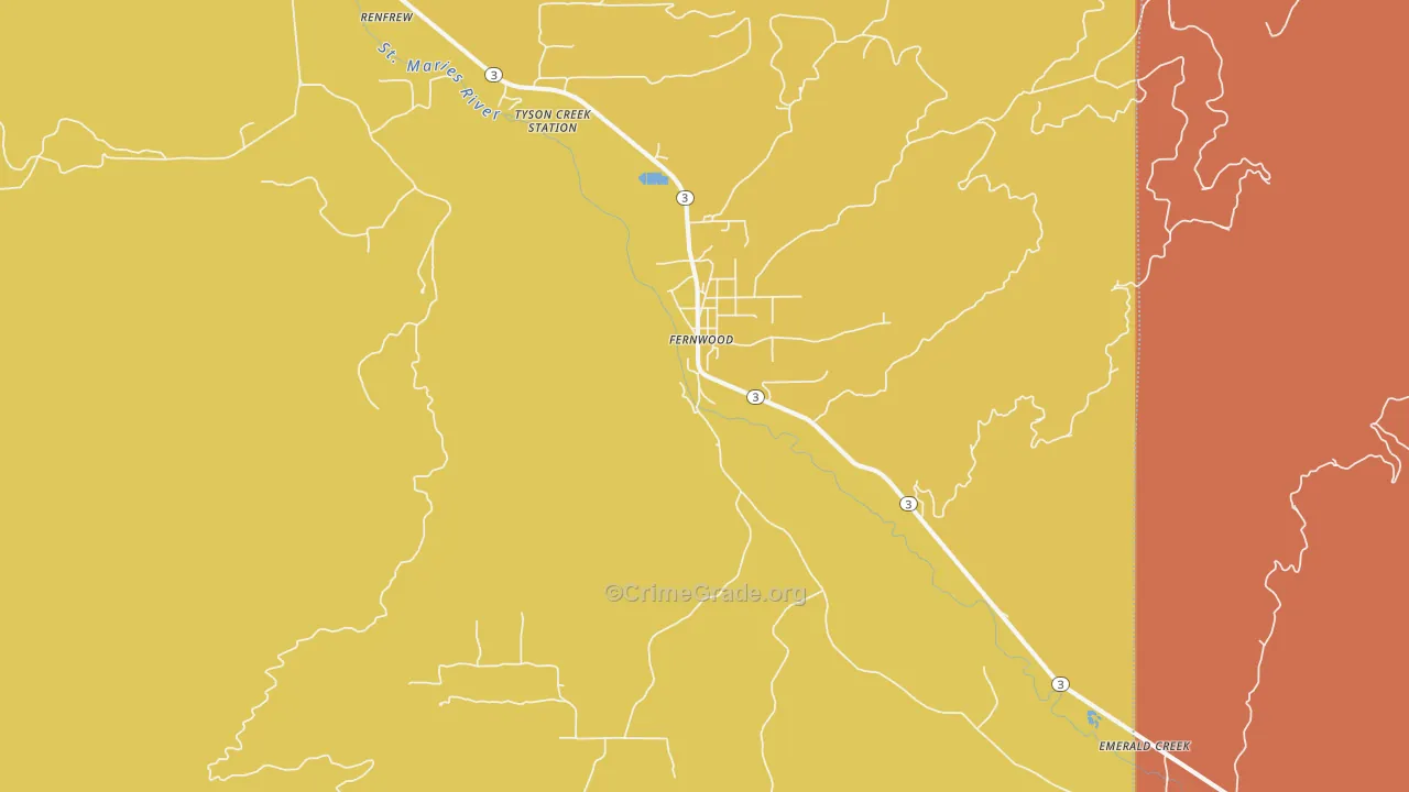 83830, ID Map of Drug-Related Crime Rates