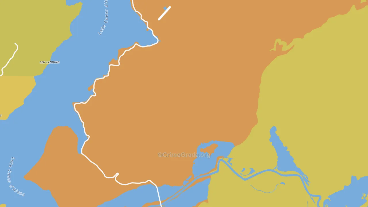 83833, ID Map of Drug-Related Crime Rates
