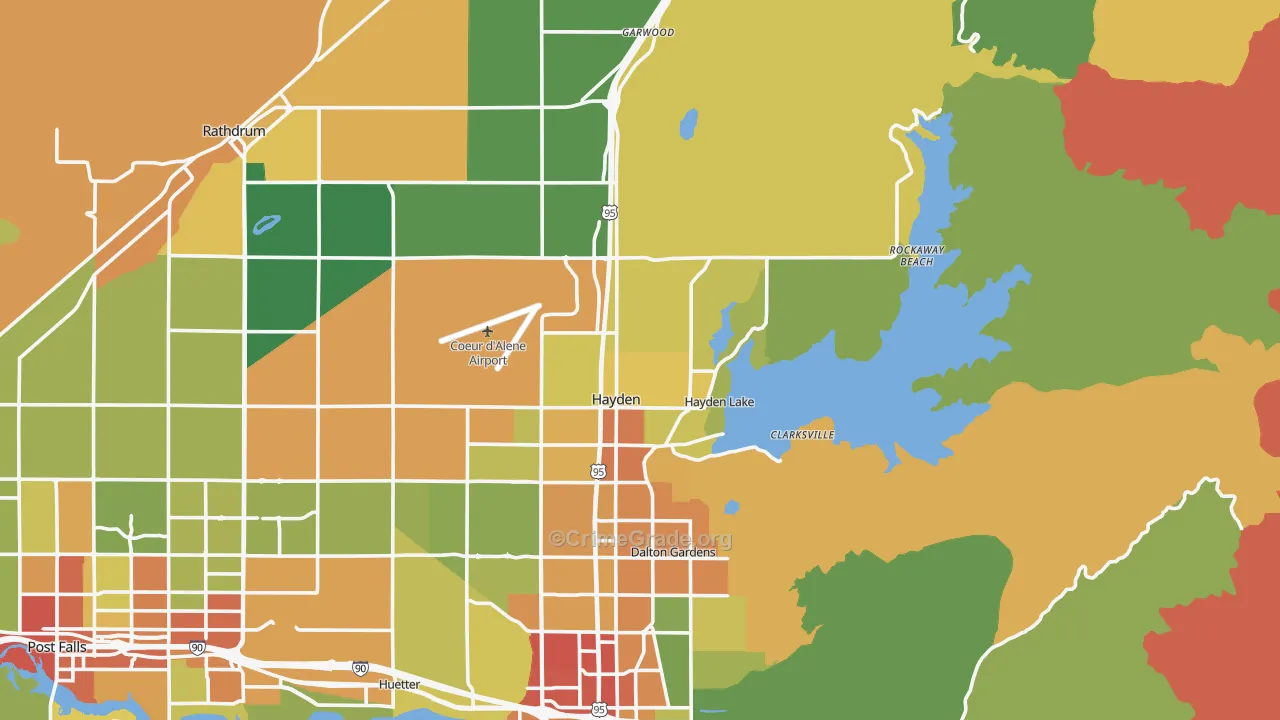 83835, ID Map of Drug-Related Crime Rates