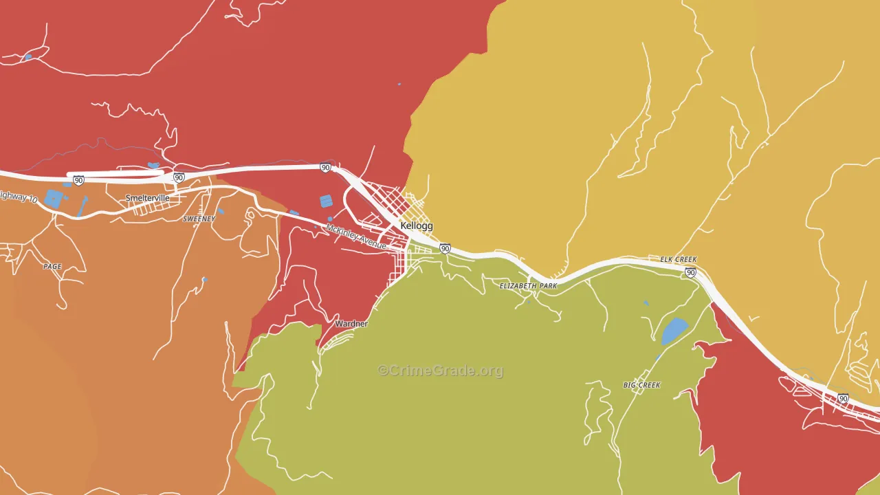 83837, ID Map of Drug-Related Crime Rates