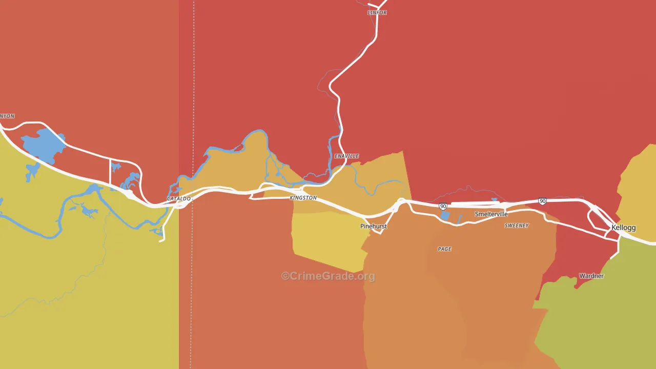 83839, ID Map of Drug-Related Crime Rates
