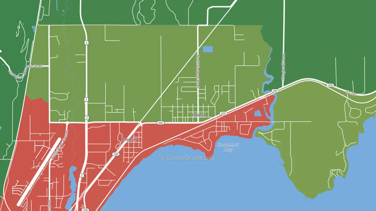 83840, ID Map of Drug-Related Crime Rates