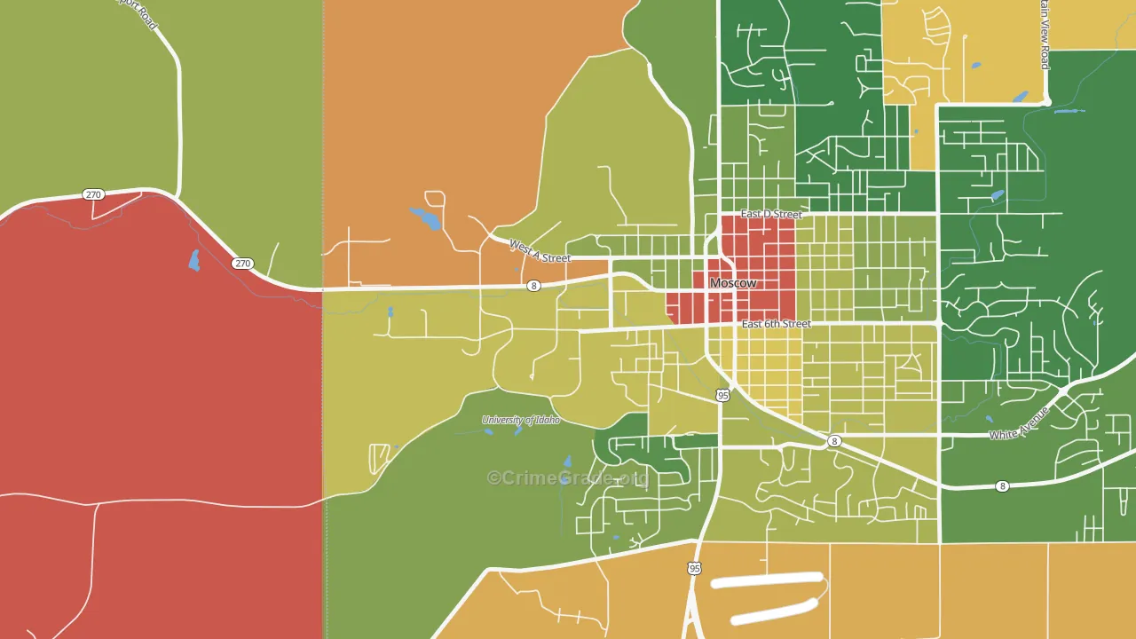 83844, ID Map of Drug-Related Crime Rates