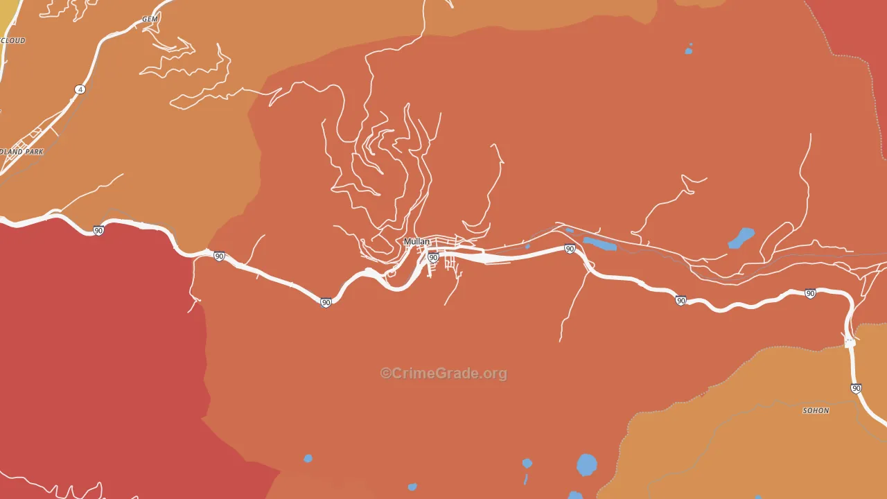 83846, ID Map of Drug-Related Crime Rates