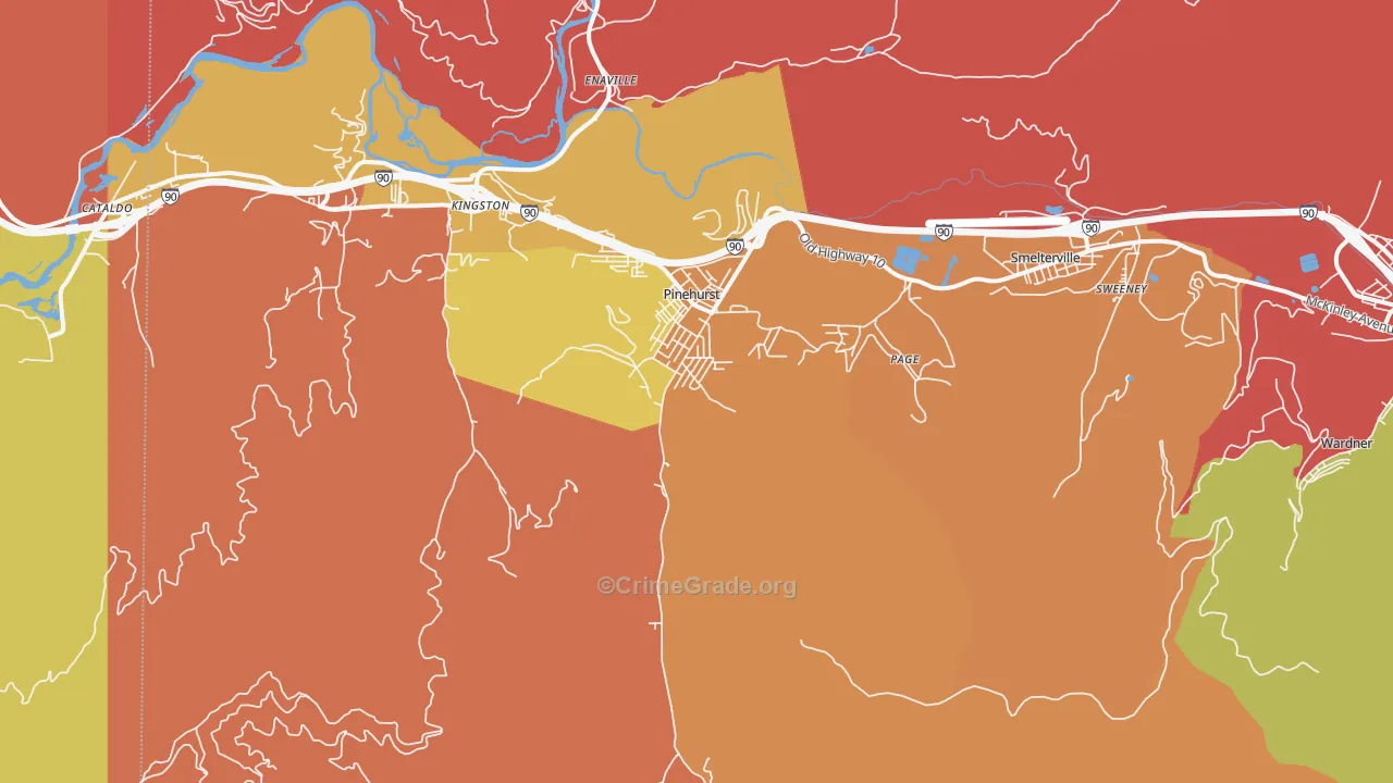 83850, ID Map of Drug-Related Crime Rates