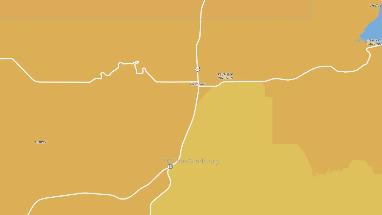83851, ID Map of Drug-Related Crime Rates