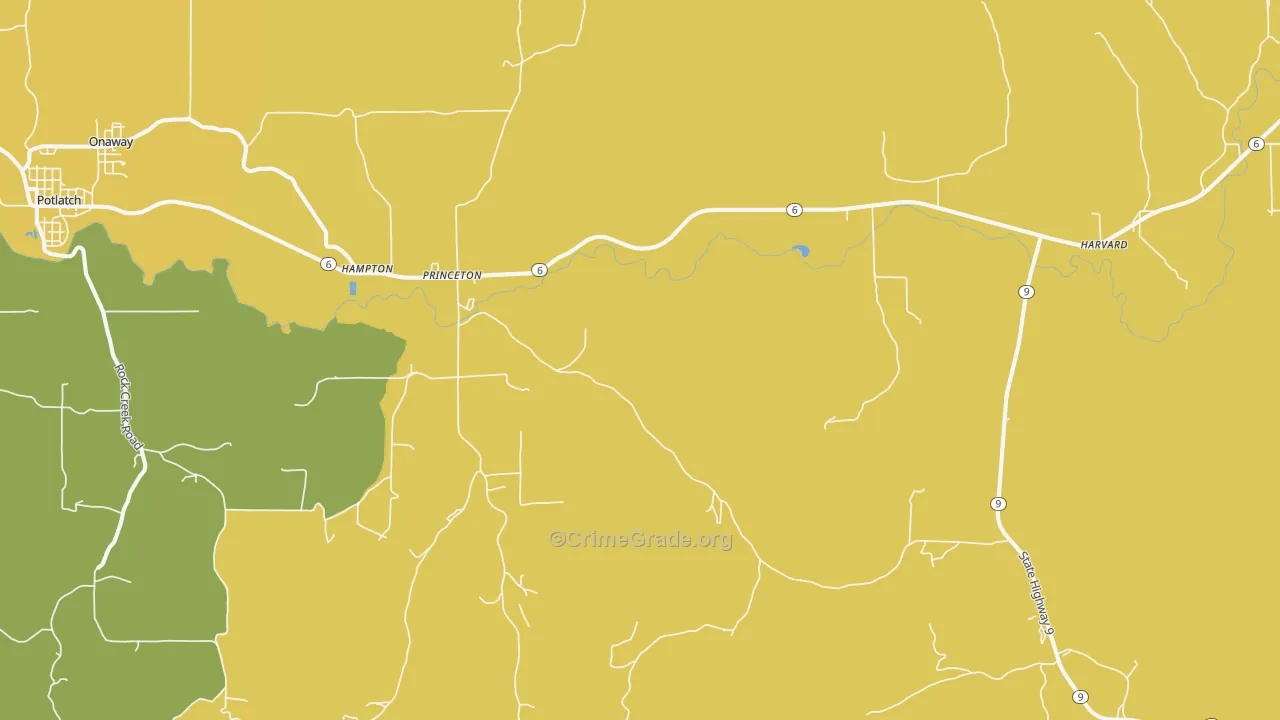 83857, ID Map of Drug-Related Crime Rates