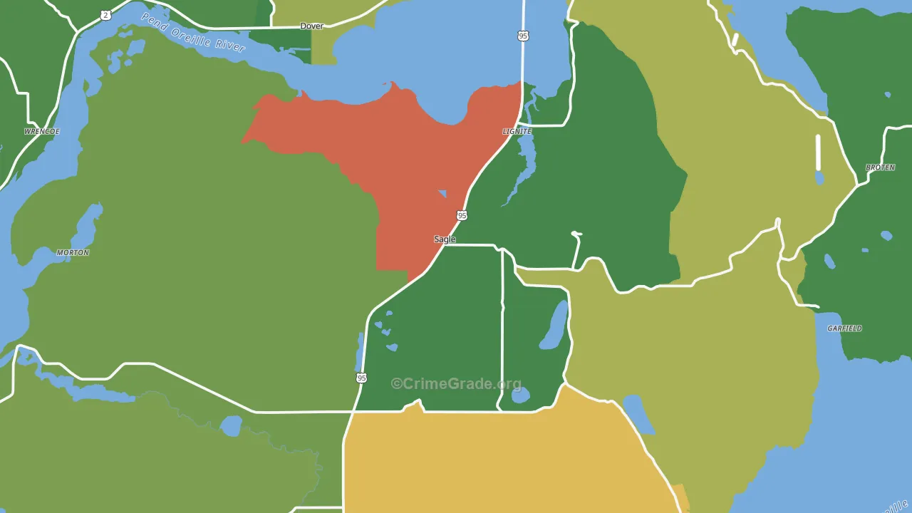 83860, ID Map of Drug-Related Crime Rates