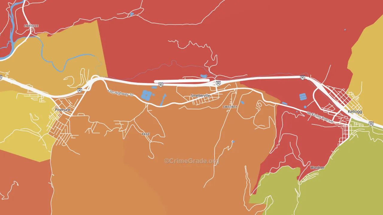 83868, ID Map of Drug-Related Crime Rates