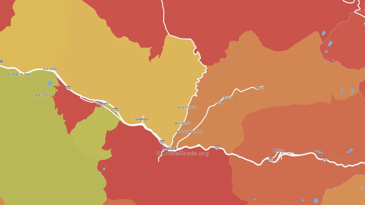 83873, ID Map of Drug-Related Crime Rates
