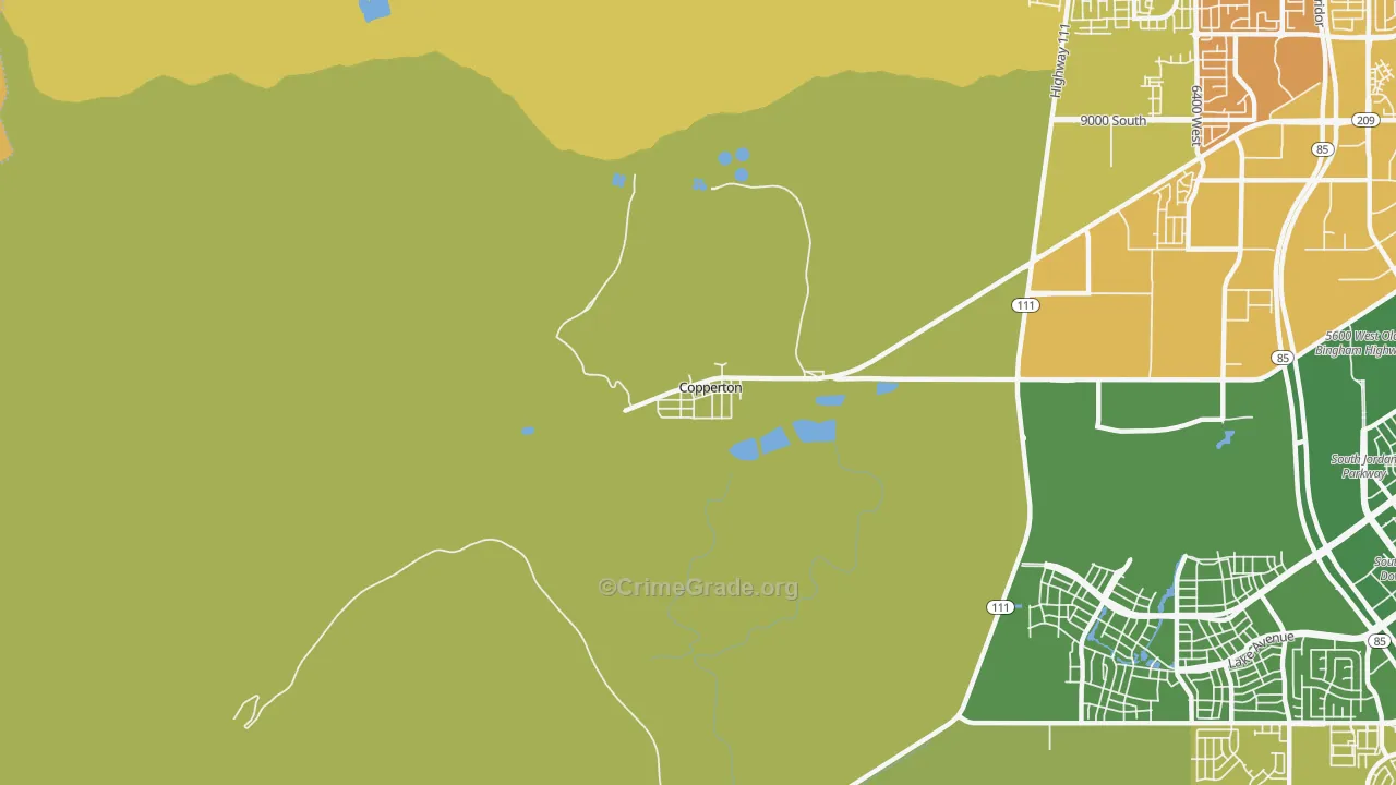 84006, UT Map of Drug-Related Crime Rates