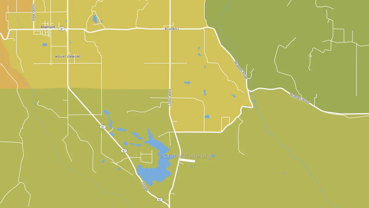 84007, UT Map of Drug-Related Crime Rates