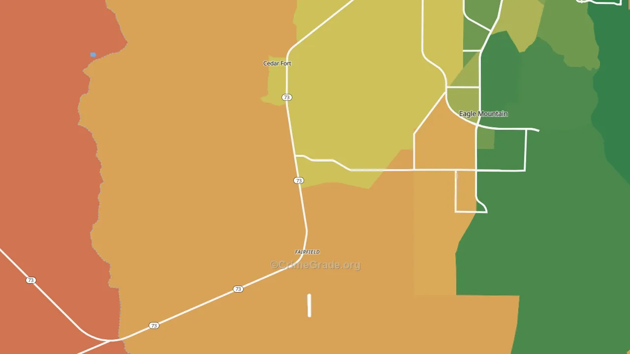 84013, UT Map of Drug-Related Crime Rates