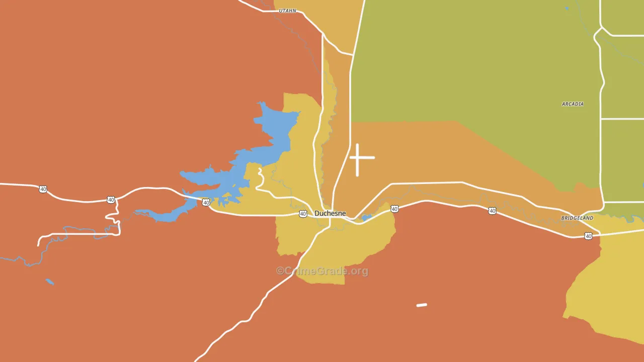 84021, UT Map of Drug-Related Crime Rates