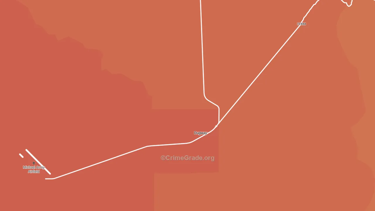 84022, UT Map of Drug-Related Crime Rates