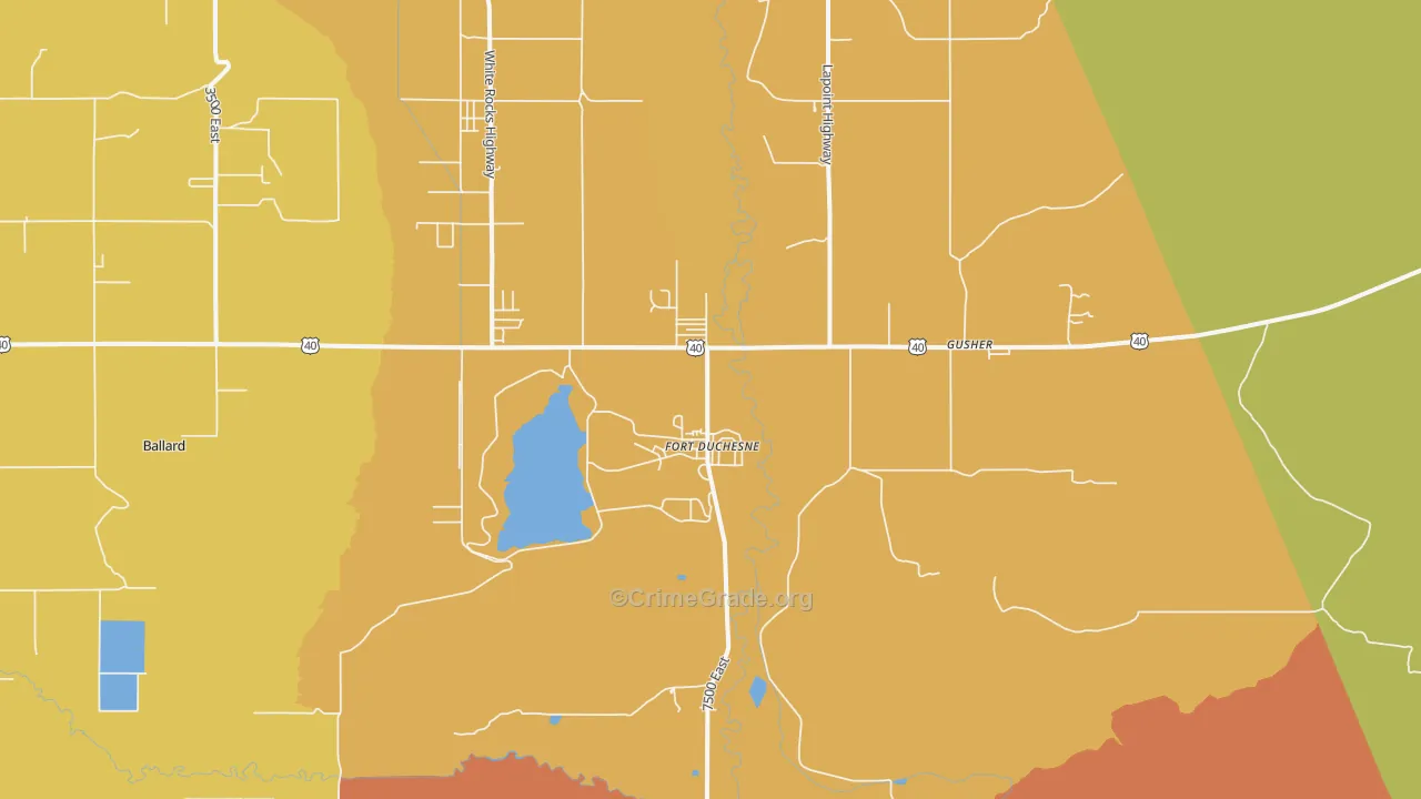 84026, UT Map of Drug-Related Crime Rates