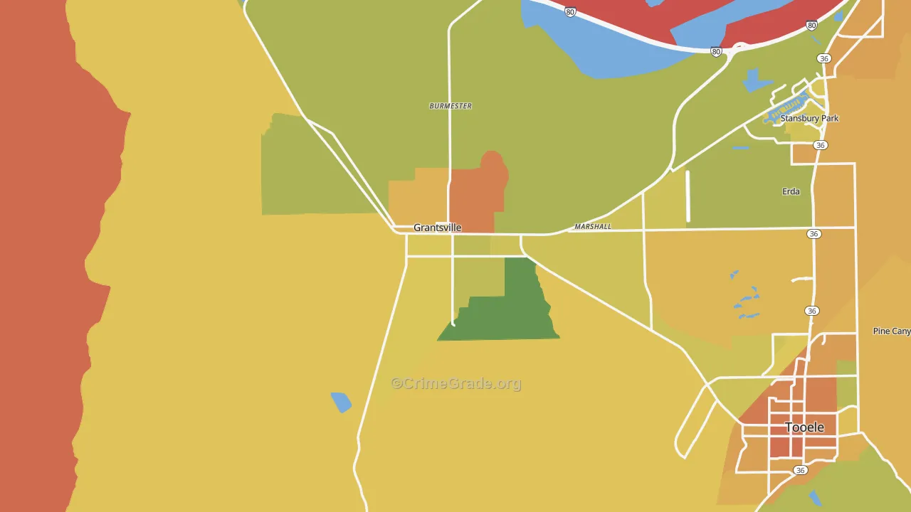 84029, UT Map of Drug-Related Crime Rates