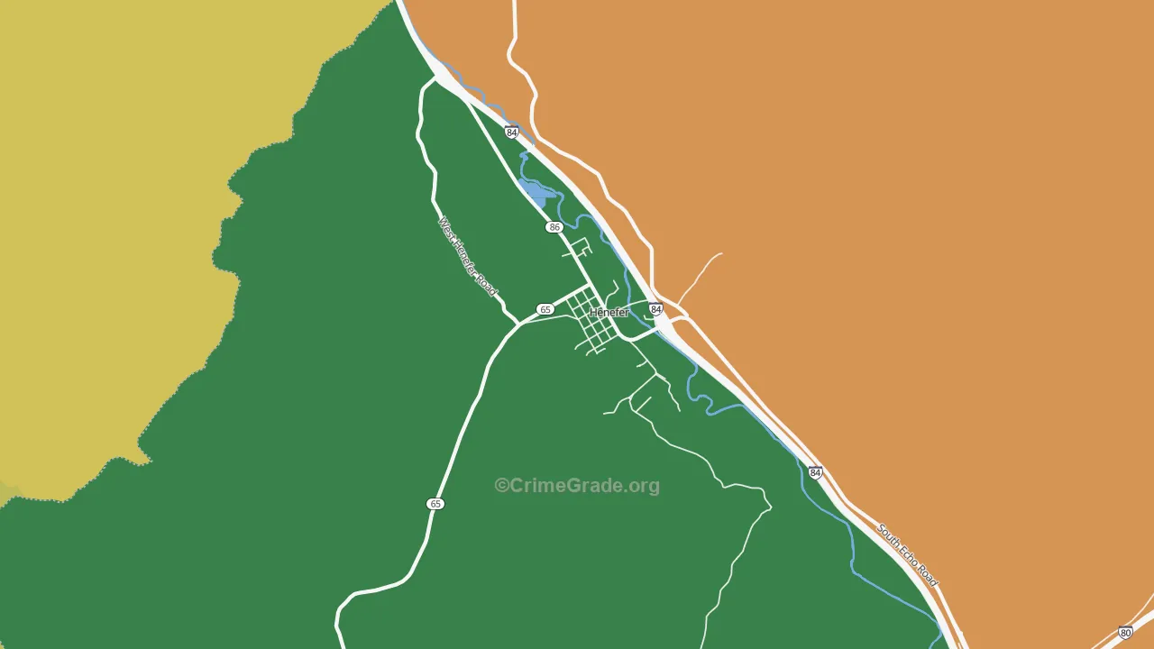 84033, UT Map of Drug-Related Crime Rates