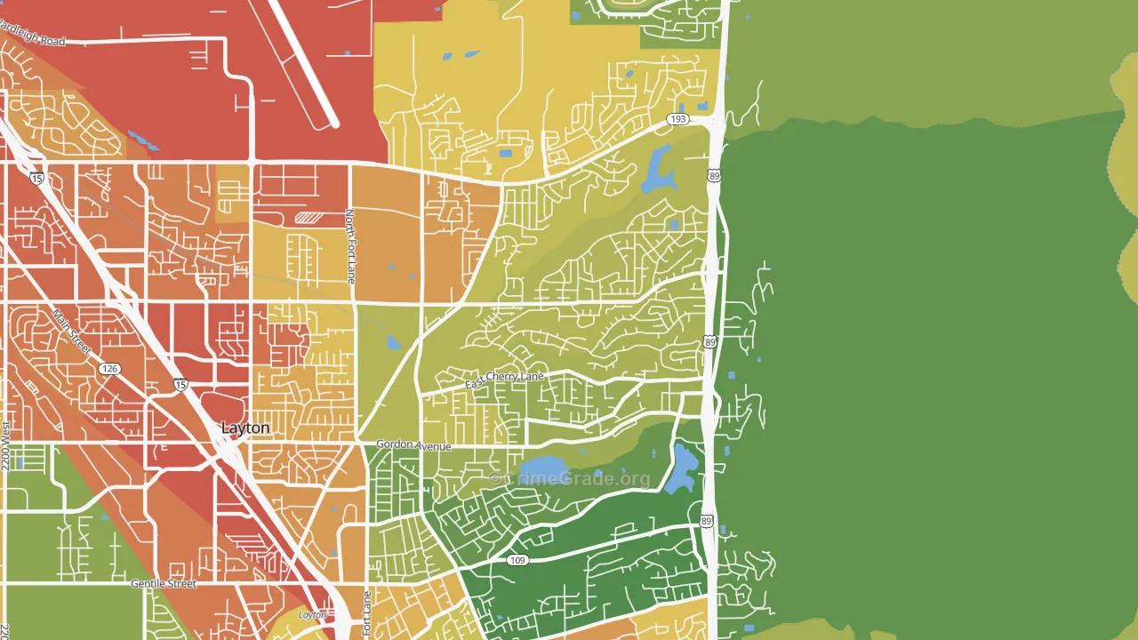 84040, UT Map of Drug-Related Crime Rates