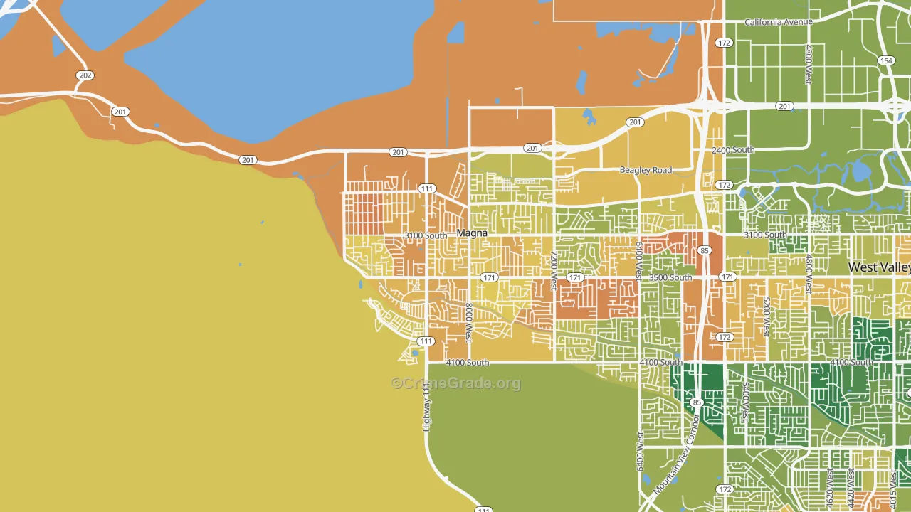 84044, UT Map of Drug-Related Crime Rates