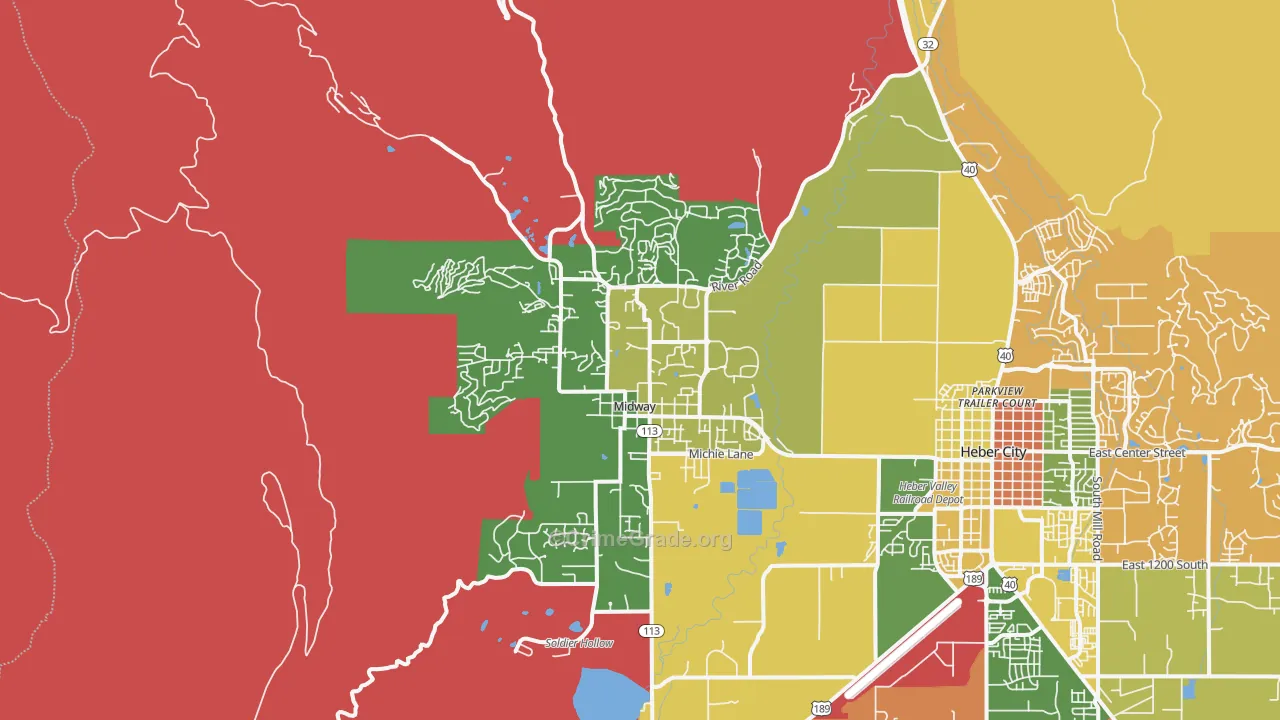 84049, UT Map of Drug-Related Crime Rates
